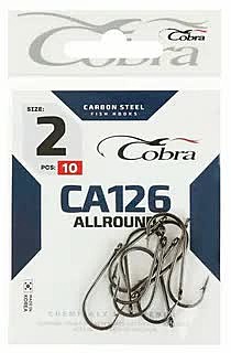 Крючки Cobra ALLROUND CA126-2, 10 шт.
