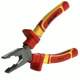 Пассатижи КОБАЛЬТ диэлектрические, 180 мм, CR-V, 647-017