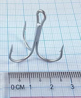 Крючок-тройник №1/0 VMC (1шт, белый)