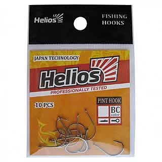 Крючок Pint hook №4 цвет BC (10шт) Helios (HS-PH-4)
