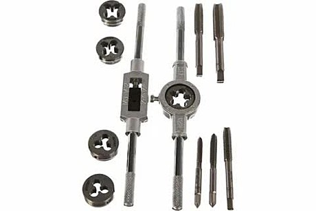 Набор плашек и метчиков BERGER 12пр BG12TDS