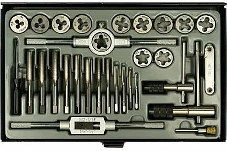 Набор плашек и метчиков BERGER 31пр. (BG31TDS)