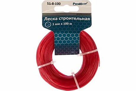 Леска строительная, 1,0ммх100м, (шт.) 51-8-100