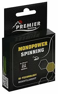 Леска MONOPOWER FEEDER 0,20mm/100m Green Nylon PREMIER Fishing