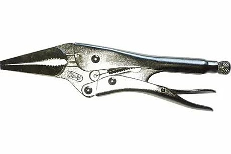 Зажим с фиксатором удлиненный BERGER 230мм (BG1170)