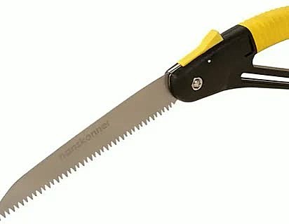 HK3012-06-180 Ножовка садовая складная 180 мм,защищен. рукоятка Hanskonner