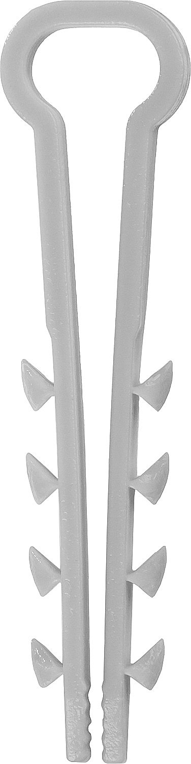 Дюбель-хомут ЗУБР для плоского кабеля ДХ-П, 10 мм, нейлоновый, 1 шт 30912-10