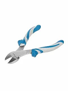 Кусачки боковые усиленные PREMIUM, 180 мм, CR-V, двухкомпонентные рукоятки, (шт.) 34-4-023