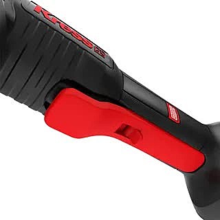 Угловая шлифмашина аккумуляторная бесщеточная KRESS, KUH04, 20В, 125мм, 4Ач х2, ЗУ 6А, кейс