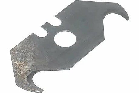 Лезвия сменные КОБАЛЬТ для ножей 19 мм, крюковидные, сталь У8 (5 шт.) 911-512