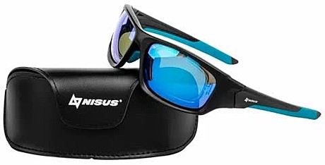 Очки поляризационные в жест.чехле Nisus (N-OP-TF1978-B)