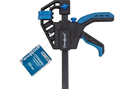 Струбцина быстрозажимная с фиксатором, 250мм, (шт.) 44-1-325