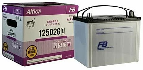 Аккумулятор FB Altica PREMIUM	FURUKAWA BATTERY	1764316	Ёмкость 85 Ah, пусковой ток 80	125D26R	