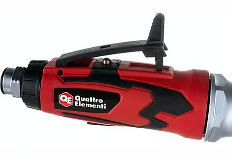 Шлифмашина пневматическая QUATTRO ELEMENTI прямая, цанга 6 мм,  20000 об/мин., разъем EURO 919-808