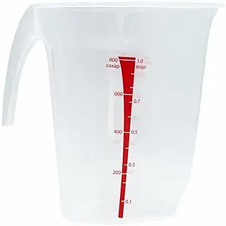 Кувшин пластиковый мерный, 1,2л, (шт.)62-1-007