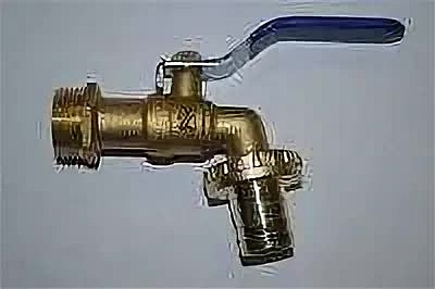 Кран с носиком лат. 3/4 рм