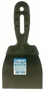 Шпатель нержавеющий СИБИН, 100мм 10079-100_z01