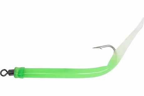 Крючок оснащенный кембриком HIGASHI Gummi Makk #8/0 (set-3pcs) (#02 Red Head)