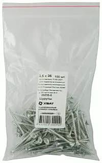 Шурупы оцинкованные,универс. 3,5х35мм