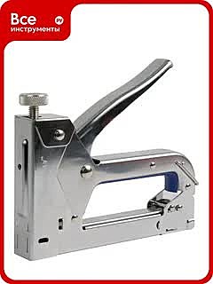 Степлер механический КОБАЛЬТ скобы 4-14 мм, тип 53, верхний регулятор удара, 240-652