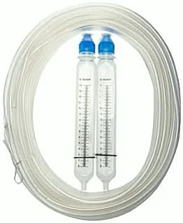 Гидроуровень с усиленными измерительными колбами, Профессионал ЗУБР  25 м,  (3482-08-25) 