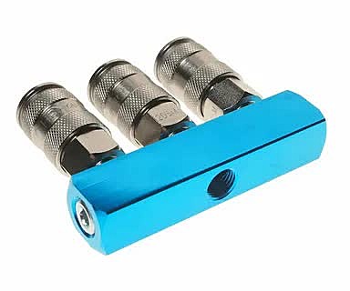 Соединитель быстросъемный тройной JTC 5417A