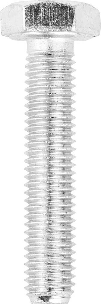Болт ЗУБР ГОСТ 7798-70, M10 x 50 мм, кл. пр. 5.8, оцинк, 142шт/уп (цена 1 шт) 303080-10-050