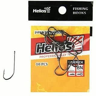 Крючок Limerick с кольцом №6 цвет BN (10шт) Helios (HS-LIM-BN-9980-6)
