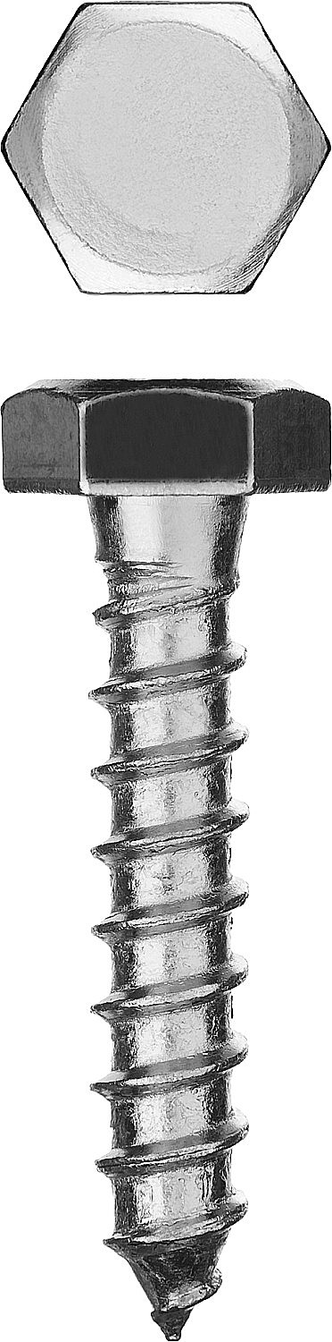 Шурупы ЗУБР ШДШ с шестигранной головкой (DIN 571), 30 х 6 мм 4-300451-06-030