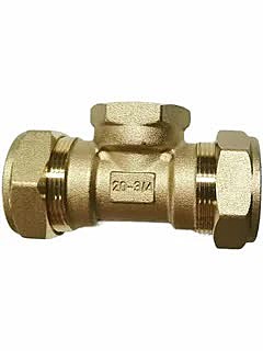 Тройник 20*3/4 ф 20 труба вн.рез- труба