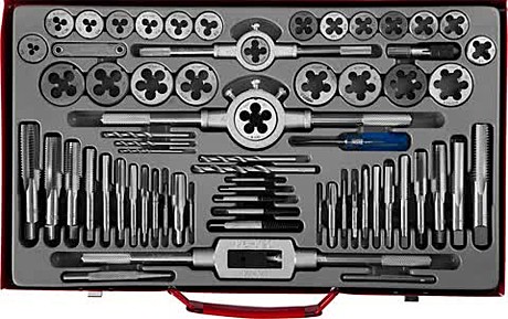 ЗУБР  65 предм., сталь 9ХС, Набор метчиков и плашек (28118-H65_z01)	