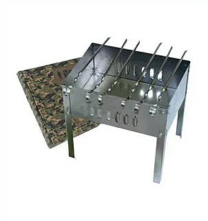 Мангал BOYSCOUT 350х250х350х0,5мм, сборный без шампуров