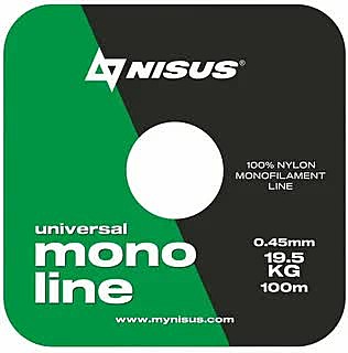 Леска MONOLINE Green 0,20mm/100m Nylon Nisus (N-MG-020-100)