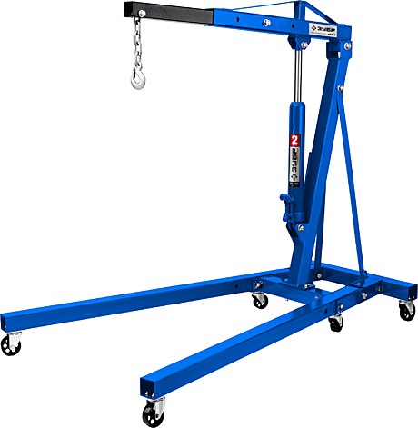 ЗУБР  КГС-2, 2 т, 25 - 2200 мм, складной гидравлический кран, Профессионал (43011-2)