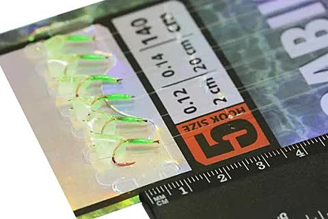 Сабики SIWEIDA №6 (Koajimarujiku №5RED- 6шт; леска 0,14;поводки 0,12 -2см /20 см) 140см