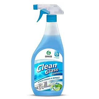 ГРАСС Очиститель для стекл Clean Glass голубая логуна  600мл (8шт/кор)