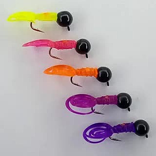 Мормышка литая Микротвистер шестихвостый кр Hayabusa №12						