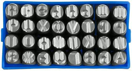 ЗУБР  8 мм, кириллица, Штамповочные буквенные клейма, Профессионал (21503-08)