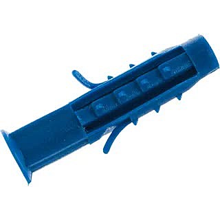 Дюбель распорный с шипами синий 6 х 30мм