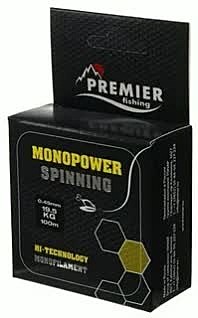 Леска MONOPOWER SPINNING 0,45mm/100m F.Yellow Nylon PREMIER Fiching