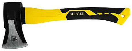 Колун кованый 1000 г., фиберглассовая рукоятка, BERGER BG1524