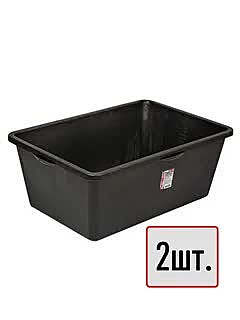 Таз строительный прямоугольный, 90л, (шт.) 62-2-180