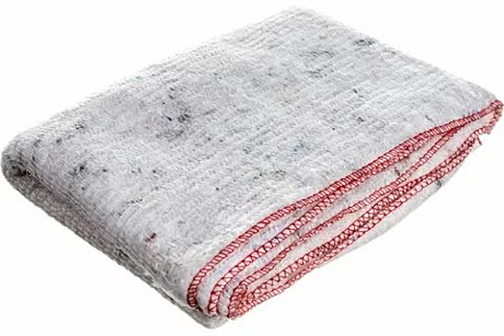 Тряпка для пола Х/Б БЕЛАЯ овер. в инд.упак  60*70см ДС-155		