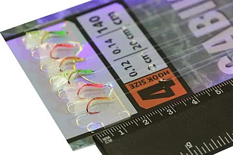 Сабики SIWEIDA №4 (Koajimarujiku №5RED- 6шт; леска 0,14;поводки 0,12 -2см /20 см) 140см