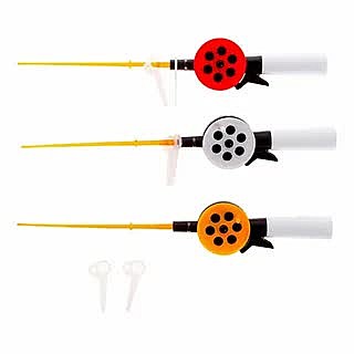 Удочка зимняя «Пирс», ПК55 - С,со средней пенопластовой ручкой,цвет микс