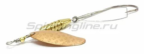 Блесна Вращ.премиум Мира 2 Незацепл. 7гр цв. 06 медь чешуя (PR-M2N-06) Premier