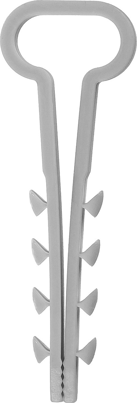 Дюбель-хомут ЗУБР для плоского кабеля ДХ-П, 12 мм, нейлоновый, 1 шт 30912-12