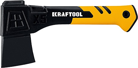 KRAFTOOL  X5, 440/620 г, в чехле, 230 мм, универсальный топор (20660-05)