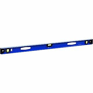 Уровень строительный КОБАЛЬТ 1000 мм, профиль 25 x 60 мм, 3 глазка, 2 ручки, V-паз, точност