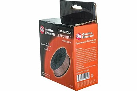 Проволока сварочная QE 790-380  флюсовая 0,8мм, 1кг